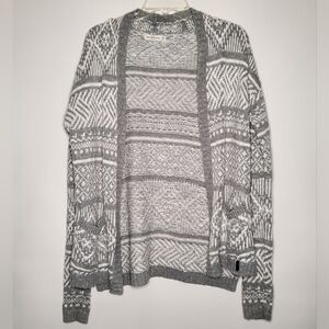 ABERCROMBIE AND FITCH- Gray Knit Cardigan- Women's- Size XS/S